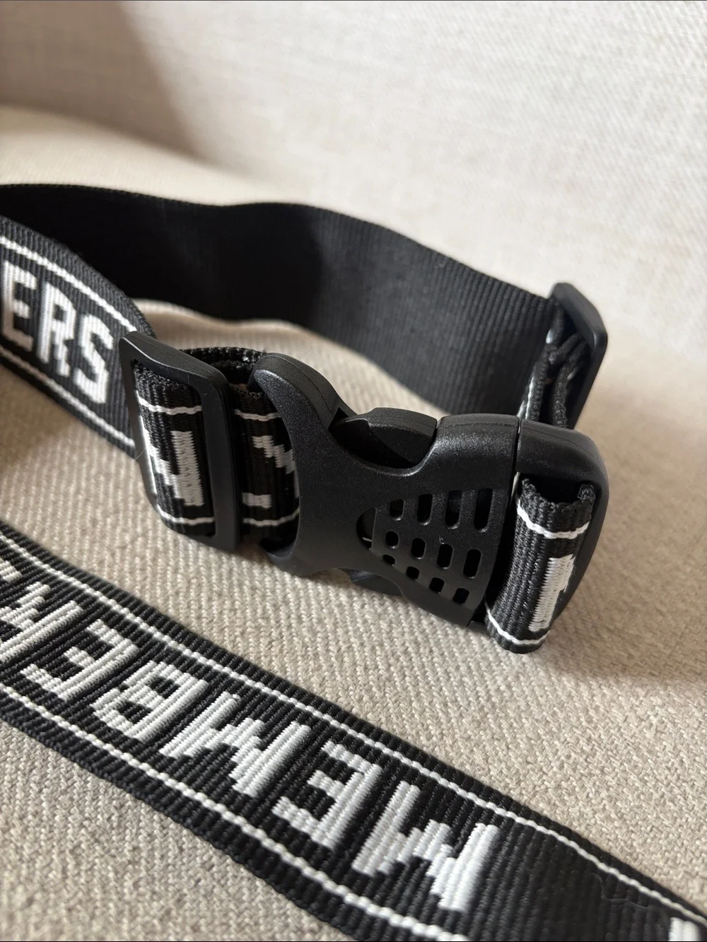 Members Only Mesh Printed Black Fanny Pack